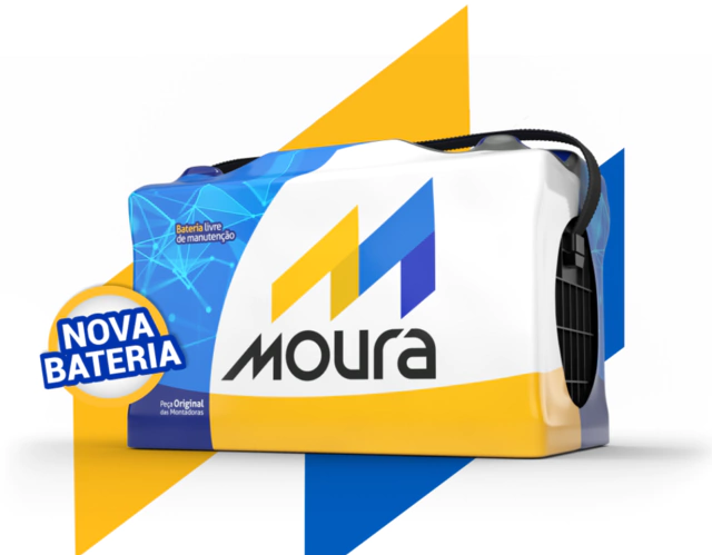 Imagem ilustrativa de bateria compatível com Bateria Moura M60GD 60Ah