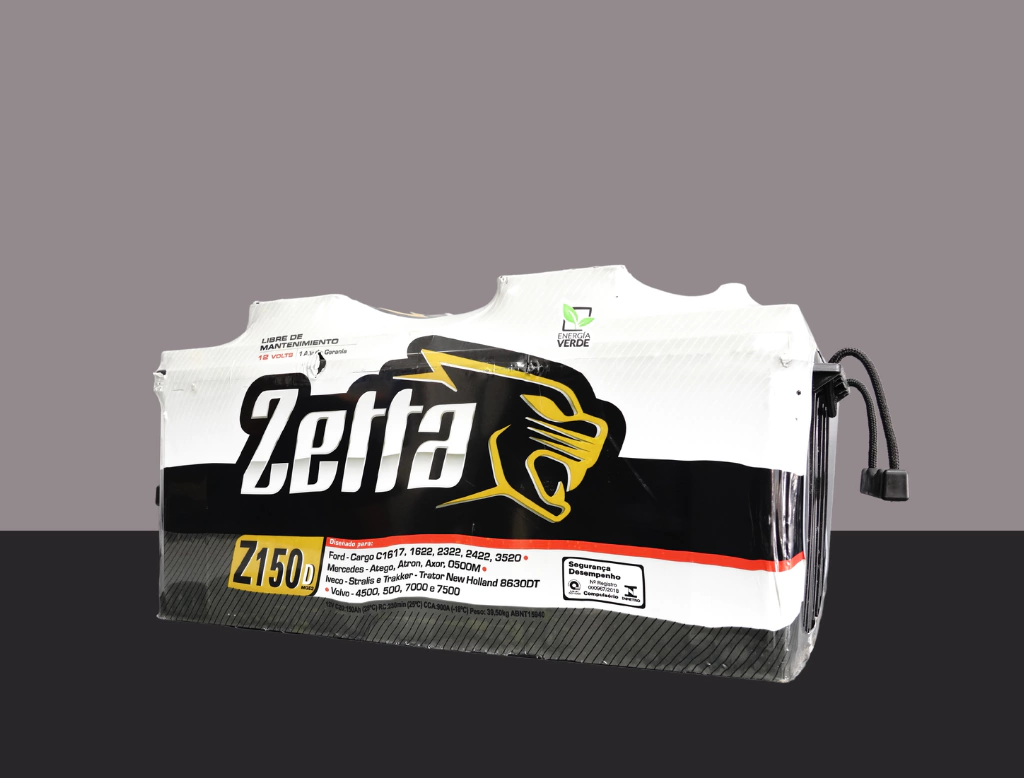 Imagem ilustrativa de bateria compatível com Bateria Zetta Z150D 150Ah